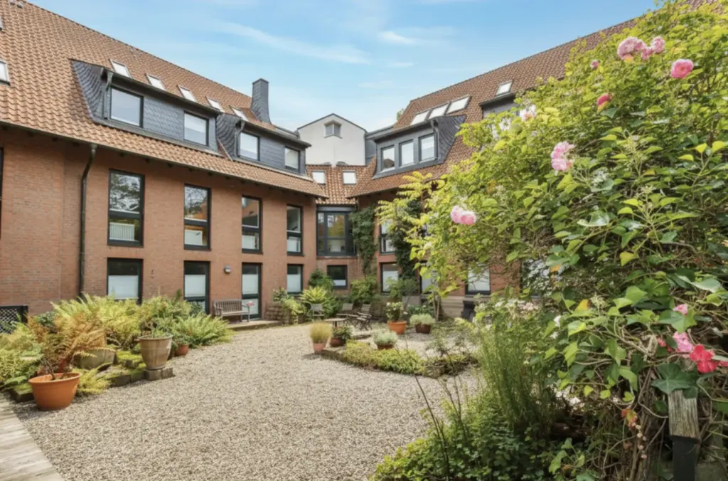 Begrüntes Atrium des Campus Sollbrüggen